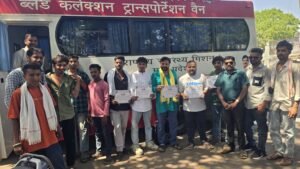 रक्तदान के साथ मनाया जयस का 13वां स्थापना दिवस, युवाओं ने पेश की मिसाल