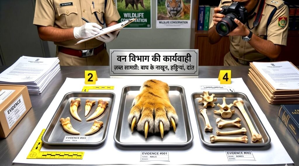 घर में छिपाकर रखे थे बाघ के अंग, वन विभाग की जांच में हुआ सनसनीखेज खुलासा | New India Times