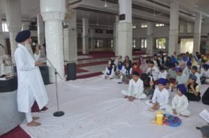 गुरमत शिविर में बच्चों को दी गई धार्मिक एवं नैतिक शिक्षा की विशेष जानकारी