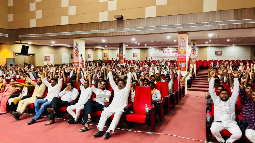 भाजयुमो प्रदेशाध्यक्ष श्याम टेलर का बुरहानपुर आगमन पर शानदार स्वागत 2 भाजयुमो प्रदेशाध्यक्ष श्याम टेलर का बुरहानपुर आगमन पर शानदार स्वागत | New India Times