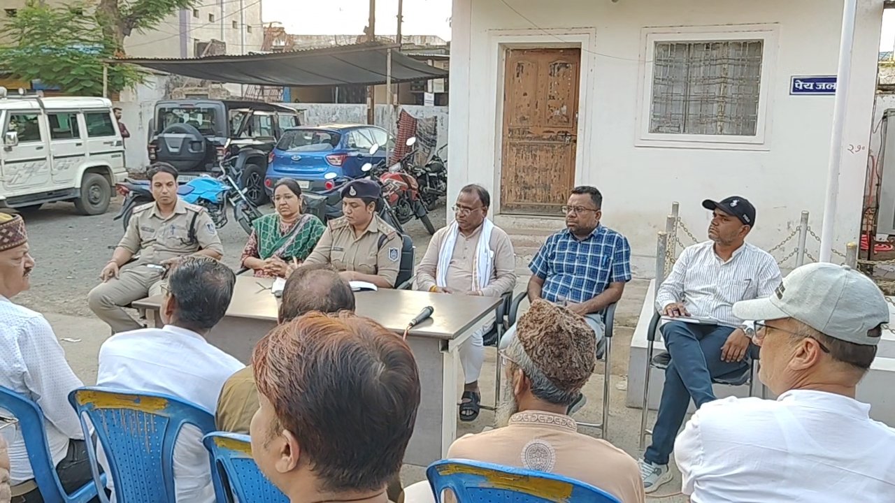 मोहर्रम को लेकर शांति समिति की बैठक, ताजियों की ऊंचाई सीमित रखने के निर्देश | New India Times
