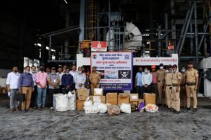 मीरा-भाईंदर पुलिस की बड़ी कार्रवाई: 238 करोड़ के मादक पदार्थ नष्ट