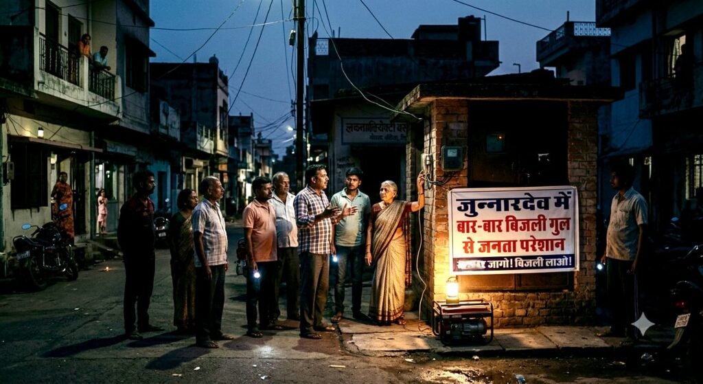 जुन्नारदेव में बार-बार बिजली कटौती से जनता परेशान, मेंटेनेंस और ब्रेकडाउन के नाम पर घंटों गुल रहती है बिजली | New India Times