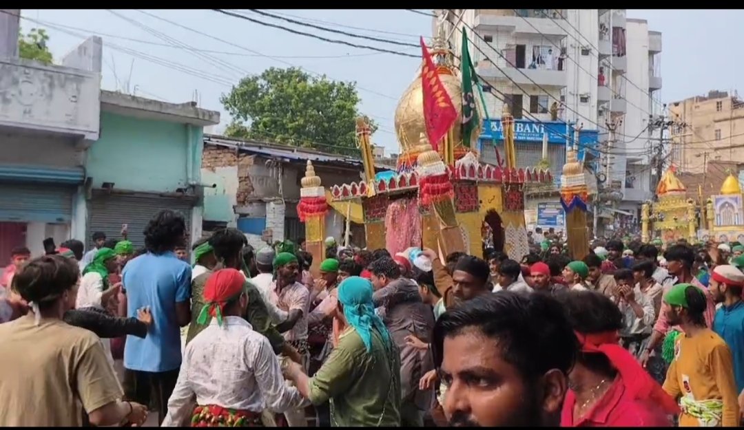 भागलपुर में ऐतिहासिक ताज़िया जुलूस शांतिपूर्ण संपन्न, शाहजंगी में पहलाम | New India Times