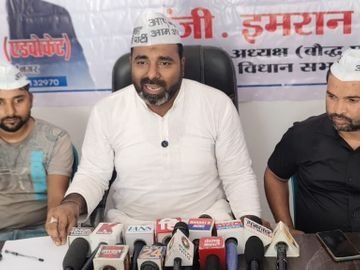 सड़क हादसे में बाल-बाल बचे आप नेता इंजीनियर इमरान लतीफ़ | New India Times