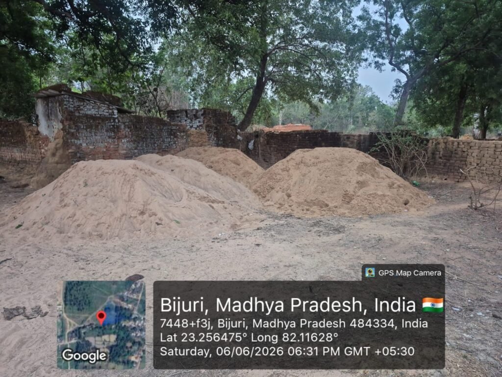 अनूपपुर में अवैध रेत भंडारण पर प्रशासन की बड़ी कार्रवाई, खनिज माफियाओं में मचा हड़कंप | New India Times