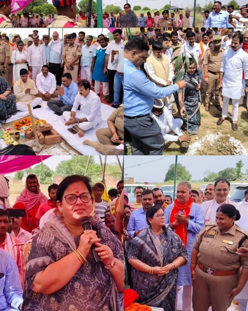भूमिपूजन: ग्राम नेगुरा रिबई सिंह में पुलिस चौकी निर्माण कार्य का विधि-विधान से हुआ शिलान्यास 2 भूमिपूजन: ग्राम नेगुरा रिबई सिंह में पुलिस चौकी निर्माण कार्य का विधि-विधान से हुआ शिलान्यास | New India Times