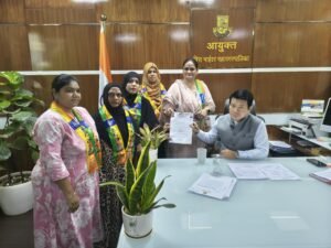 महिलाओं के लिए स्पेशल बस सेवा की मांग, MBMC आयुक्त से मिला प्रतिनिधिमंडल