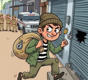 अमानगंज में चोरों का आतंक: एक रात में 14 दुकानों के ताले टूटे, पुलिस गश्त पर उठे सवाल