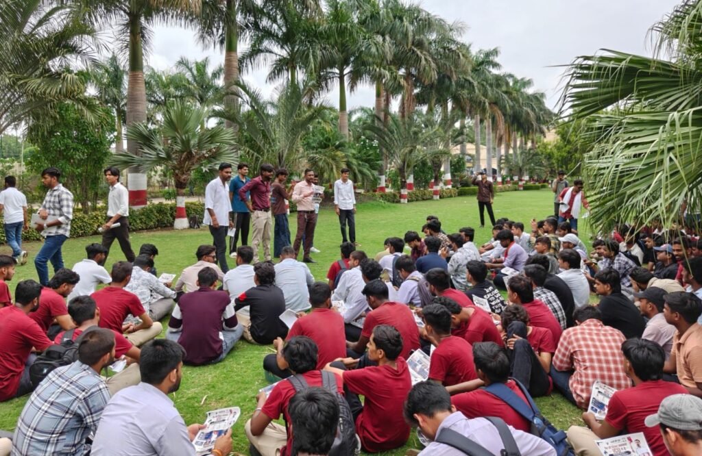 "छात्रों की गूंज" अभियान ने TIT कॉलेज में पकड़ी रफ्तार, बड़ी संख्या में छात्र हुए शामिल | New India Times