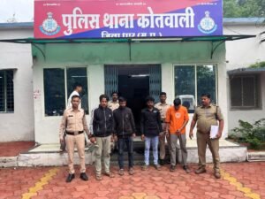 पुरानी रंजिश में जानलेवा हमला: 4 आरोपी गिरफ्तार, लोहे का फालिया जब्त