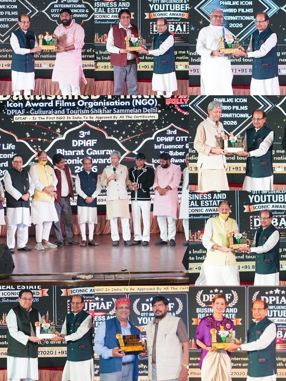 दिल्ली में डीपीआईएएफ का भव्य कल्चरल एंड टूरिज्म शिखर सम्मेलन 2026 संपन्न, देश की नामचीन हस्तियां हुईं सम्मानित | New India Times