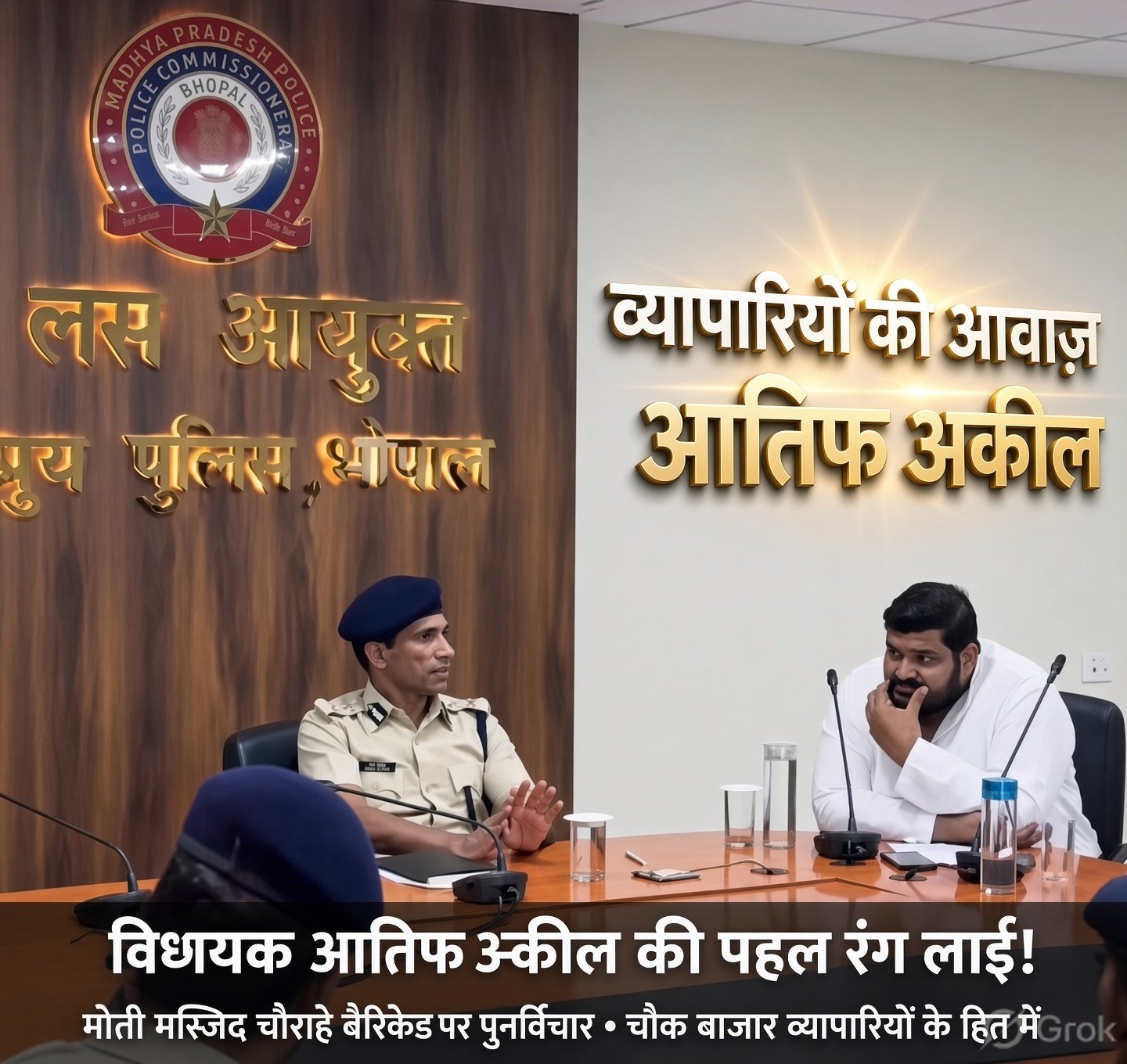 विधायक आतिफ अकील की पहल लाई रंग, चौक बाजार के व्यापारियों की समस्याओं पर प्रशासन ने शुरू किया पुनर्विचार 1 विधायक आतिफ अकील की पहल लाई रंग, चौक बाजार के व्यापारियों की समस्याओं पर प्रशासन ने शुरू किया पुनर्विचार | New India Times