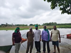 मढ़िया घाट पर जल सत्याग्रह की तैयारियां तेज, भाकियू सम्राट के पदाधिकारियों ने किया धरना स्थल का निरीक्षण