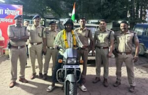 सोशल मीडिया पर पुराने वाहनों को नया रूप देने का वीडियो देखकर जयपुर से भोपाल भेजी बाइक,सालभर बाद थाना हनुमानगंज पुलिस ने कराई बरामद