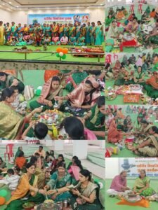 महिला तेली समाज संगठन ने किया भव्य पार्थिव शिवलिंग पूजन