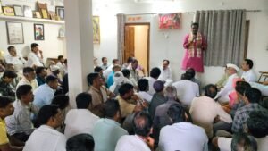देवरी में कांग्रेस की ब्लॉक स्तरीय बैठक में दिखा कार्यकर्ताओं का उत्साह, संगठन को बूथ स्तर तक मज़बूत करने पर मंथन