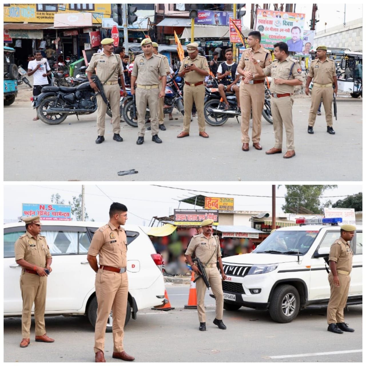 कांवड़ यात्रा को लेकर एसपी सौरभ दीक्षित ने कांवड़ रूट व पुलिस प्वाइंट्स का किया निरीक्षण | New India Times