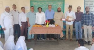 शासकीय उर्दू हायर सेकेंडरी स्कूल ग्राम बहादरपुर में मध्यप्रदेश प्रदेश मुस्लिम एजुकेशनल सोसायटी एवं उर्दू राब्ता कमेटी बुरहानपुर के तत्वावधान में कार्यक्रम का आयोजन