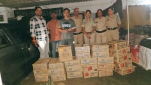 जुन्नारदेव पुलिस की बड़ी कार्रवाई: 1.45 लाख की अवैध शराब और 7 लाख की स्विफ्ट डिजायर जब्त, महिला आरोपी गिरफ्तार