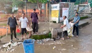 जन्माष्टमी के बाद गौली युवा संगठन ने संभाली कमान, श्री राधा-कृष्ण मंदिर परिसर में चलाया स्वच्छता अभियान