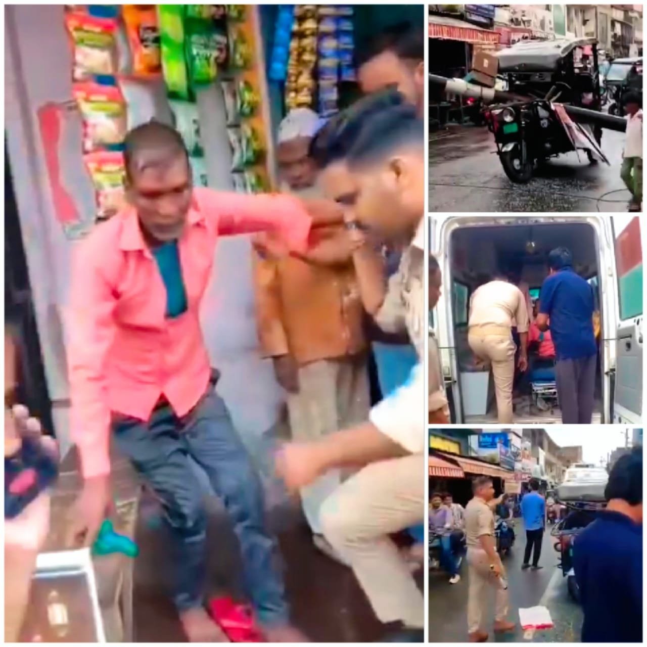 जर्जर विद्युत पोल ई-रिक्शा पर गिरा, चालक घायल; व्यस्त मार्ग पर टला बड़ा हादसा | New India Times