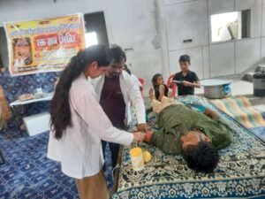 तिरलाधाम में जय श्री गणेश सेवा संस्थान ने आयोजित किया रक्तदान शिविर