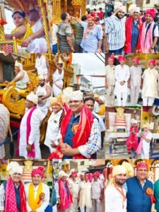 बड़ौत में जैन समाज ने निकाली भव्य स्वर्ण रथयात्रा, श्रद्धालुओं ने भक्तिभाव से किया भगवान अजितनाथ का अभिषेक