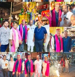 धूमधाम से निकली भगवान श्रीकृष्ण की वार्षिक शोभायात्रा