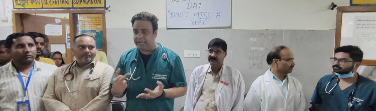 विश्व हृदय दिवस पर खीरी में ‘डोंट मिस ए बीट’ थीम के तहत जागरूकता कार्यक्रम, सीने के दर्द को गैस समझकर नजरअंदाज न करने की दी सलाह 1 विश्व हृदय दिवस पर खीरी में ‘डोंट मिस ए बीट’ थीम के तहत जागरूकता कार्यक्रम, सीने के दर्द को गैस समझकर नजरअंदाज न करने की दी सलाह | New India Times