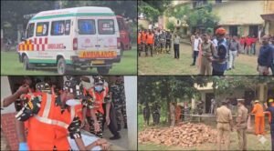 राजकीय इंटर कॉलेज में भूकंप मॉक ड्रिल, एनडीआरएफ ने मलबे से घायल छात्रों को सुरक्षित निकाला