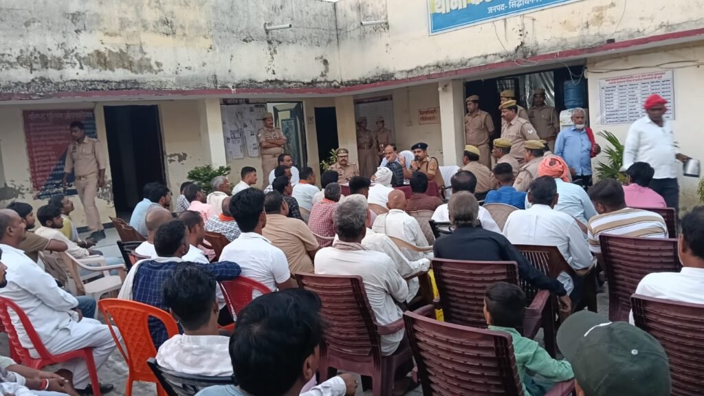 कठेला समय माता थाने में पीस कमेटी की बैठक, आगामी त्योहारों को शांतिपूर्ण ढंग से मनाने के दिए निर्देश 5 कठेला समय माता थाने में पीस कमेटी की बैठक, आगामी त्योहारों को शांतिपूर्ण ढंग से मनाने के दिए निर्देश | New India Times