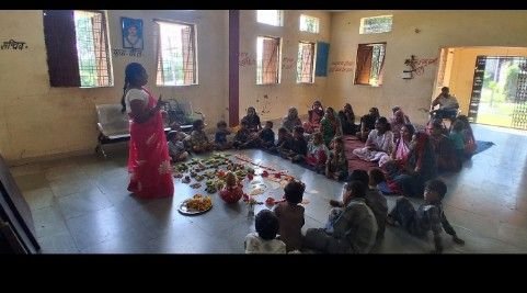 आंगनवाड़ी केंद्र आमला-1 में पोषण माह के तहत पोषण प्रदर्शनी आयोजित | New India Times