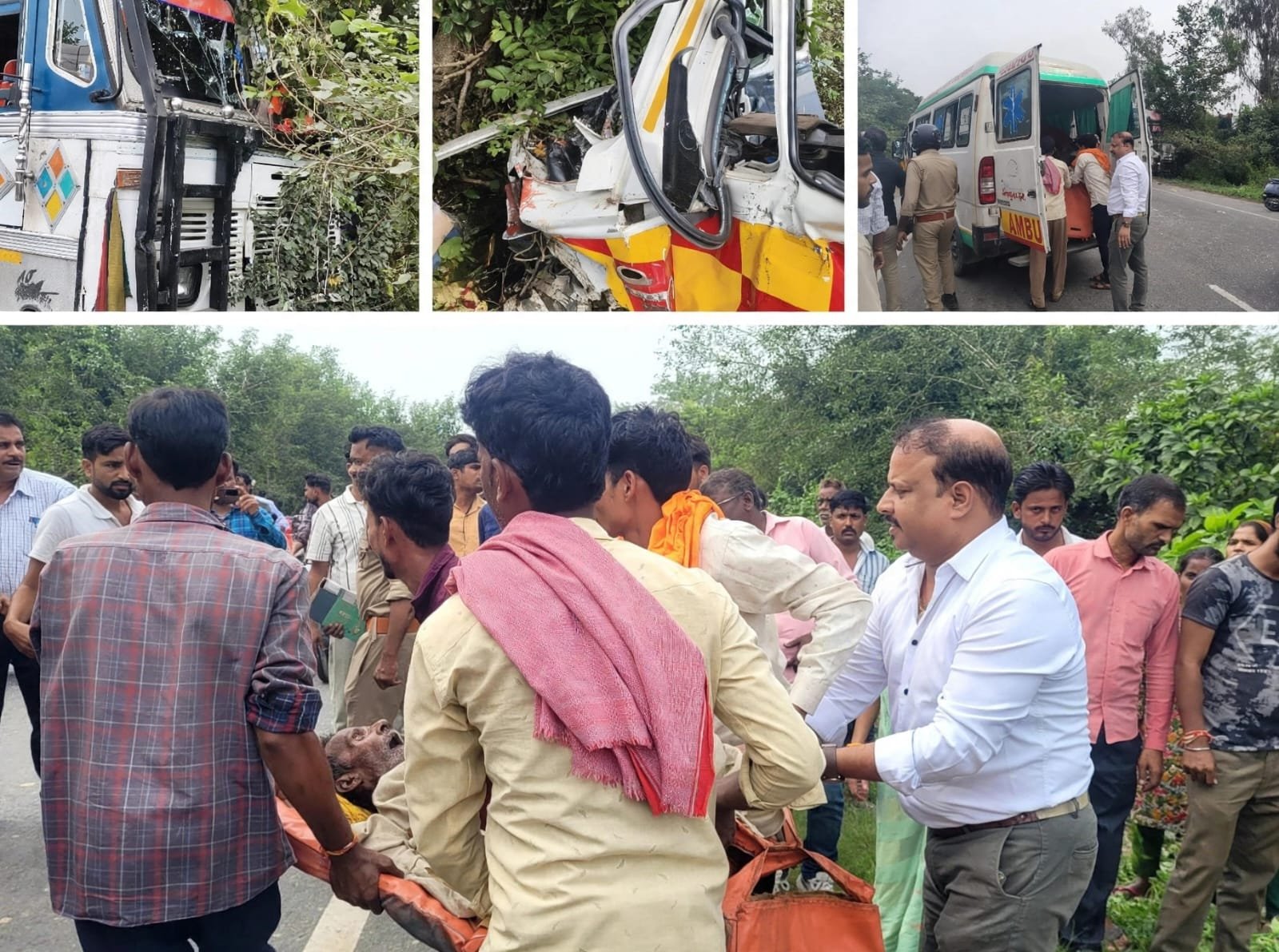 लखीमपुर-गोला हाईवे पर एंबुलेंस और कंटेनर की भीषण टक्कर, चालक समेत तीन घायल 1 लखीमपुर-गोला हाईवे पर एंबुलेंस और कंटेनर की भीषण टक्कर, चालक समेत तीन घायल | New India Times