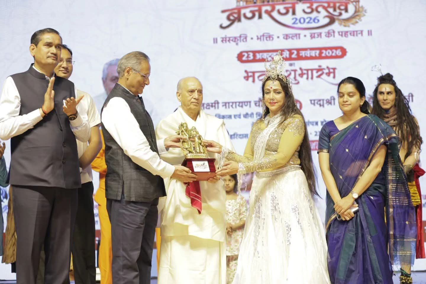 हेमा मालिनी की नृत्य नाटिका ‘गंगा’ के साथ ब्रज-रज उत्सव 2026 का भव्य शुभारंभ | New India Times